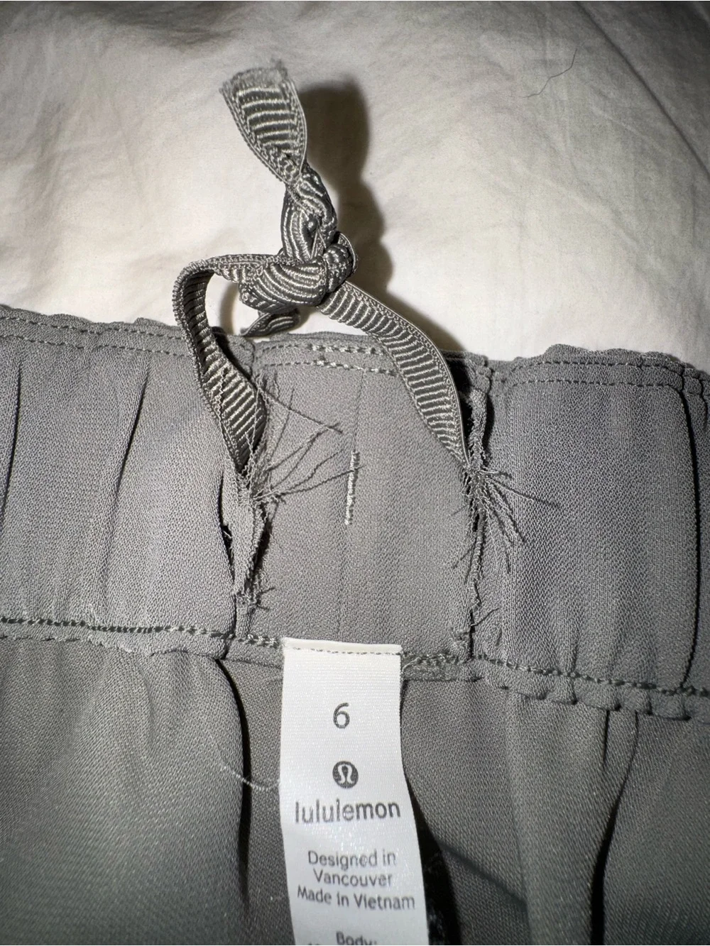 lululemon athletica Olive Drawstring Mini Skirt